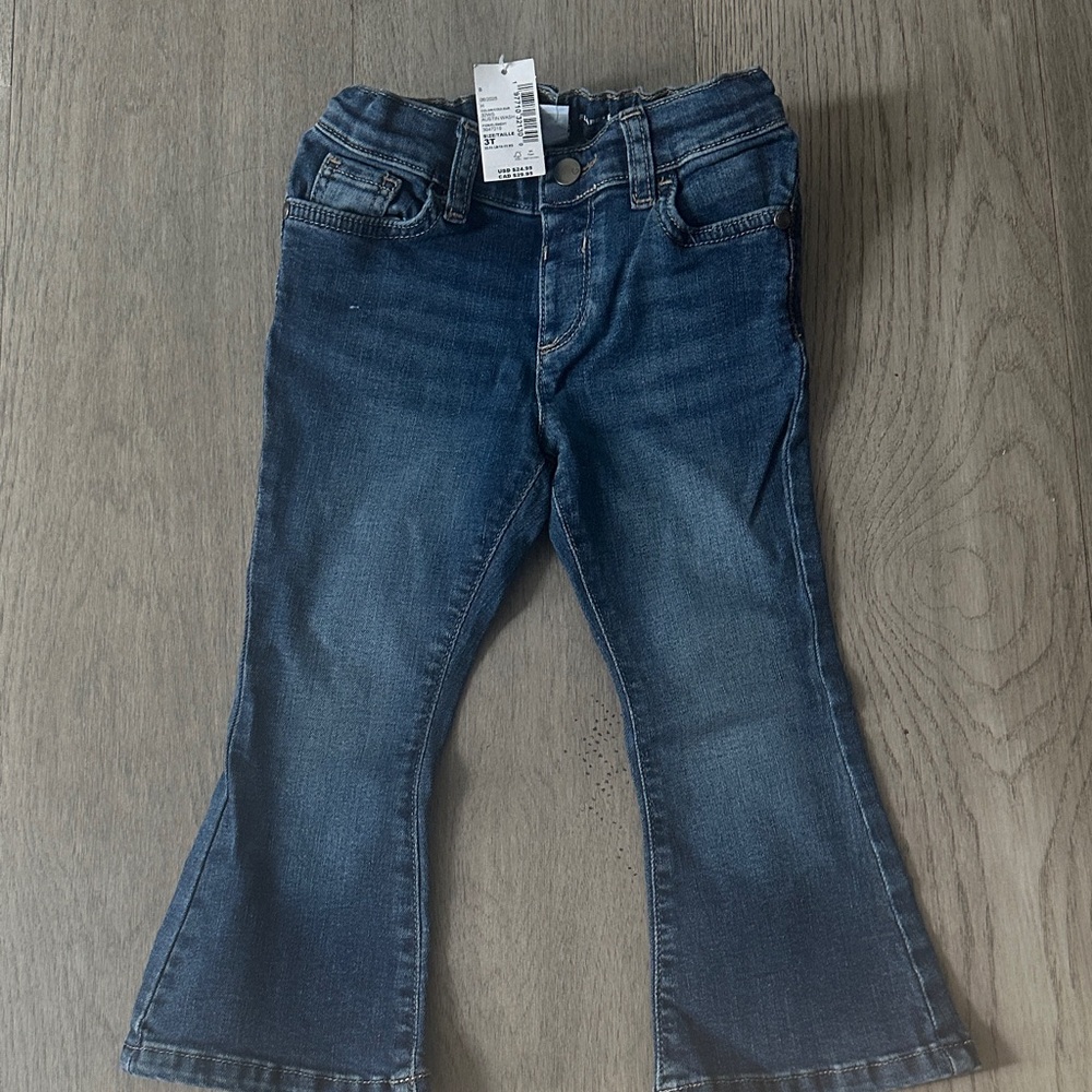 Kids Blue Denim Flare Jeans
